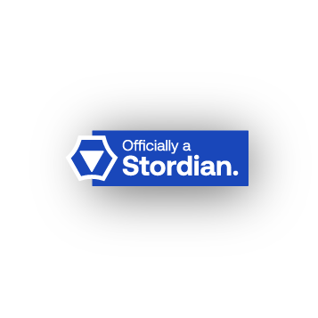 Officially a Stordian Sticker
