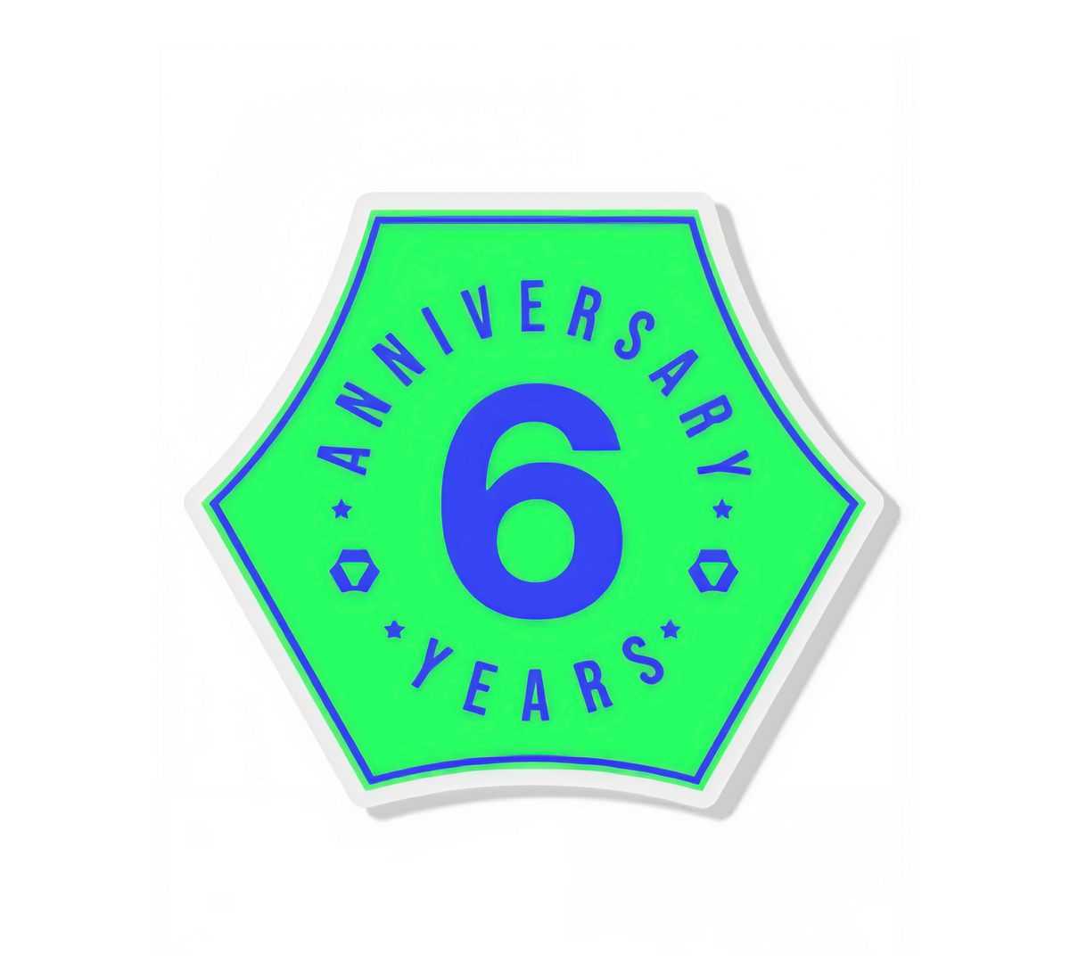 6-Year Anniversary Pin