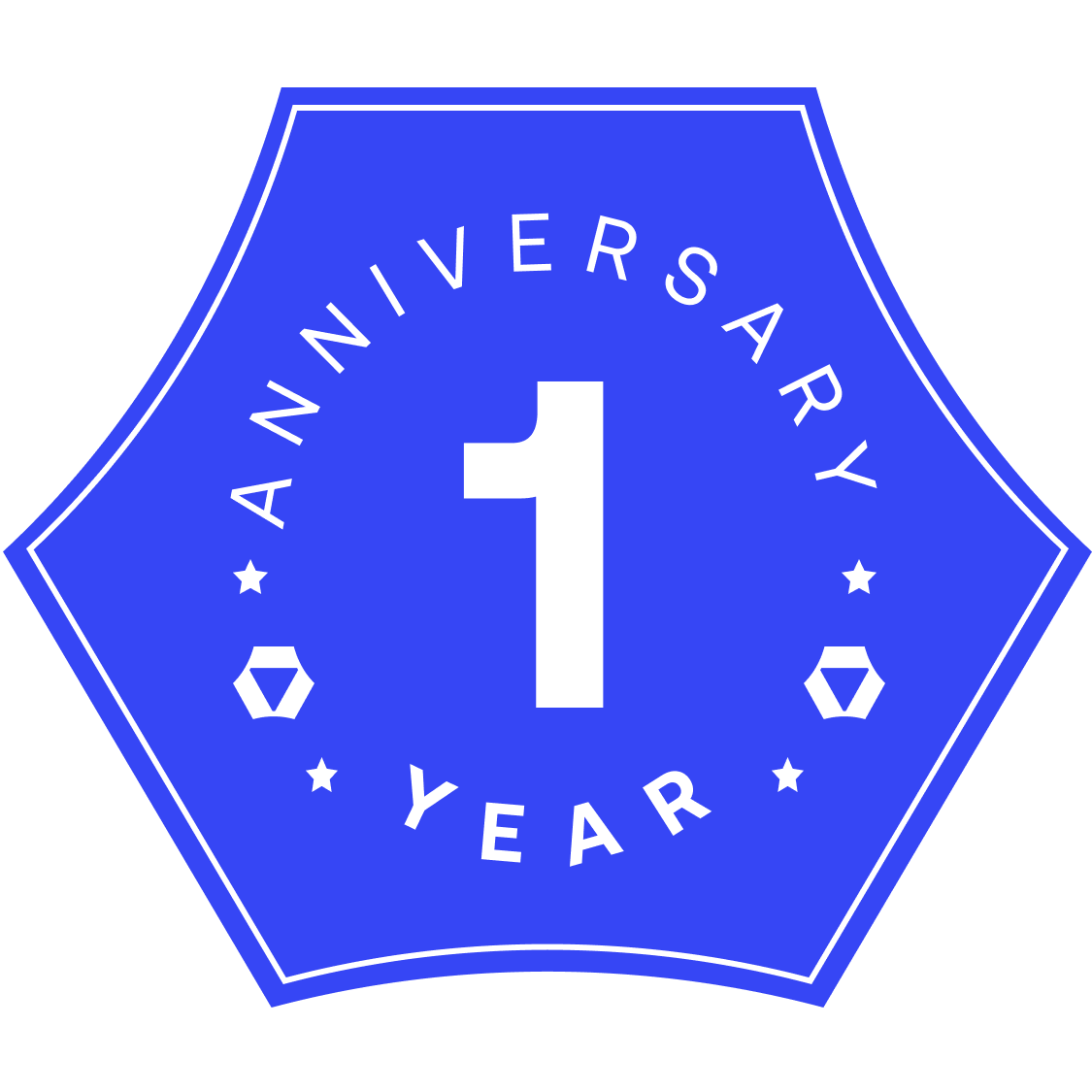 1-Year Anniversary Pin
