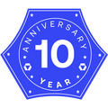 10-Year Anniversary Pin