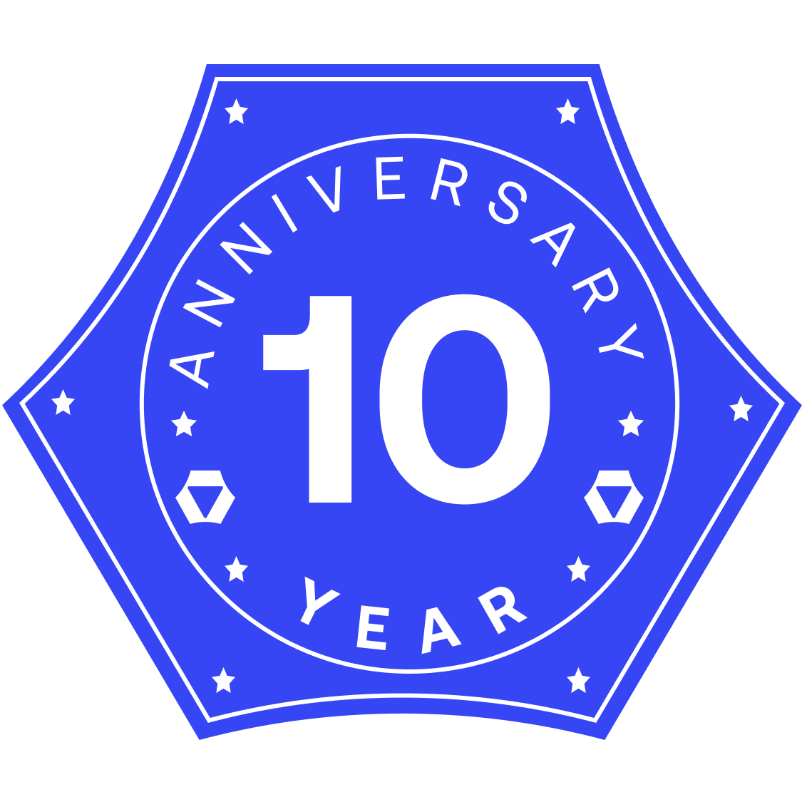 10-Year Anniversary Pin