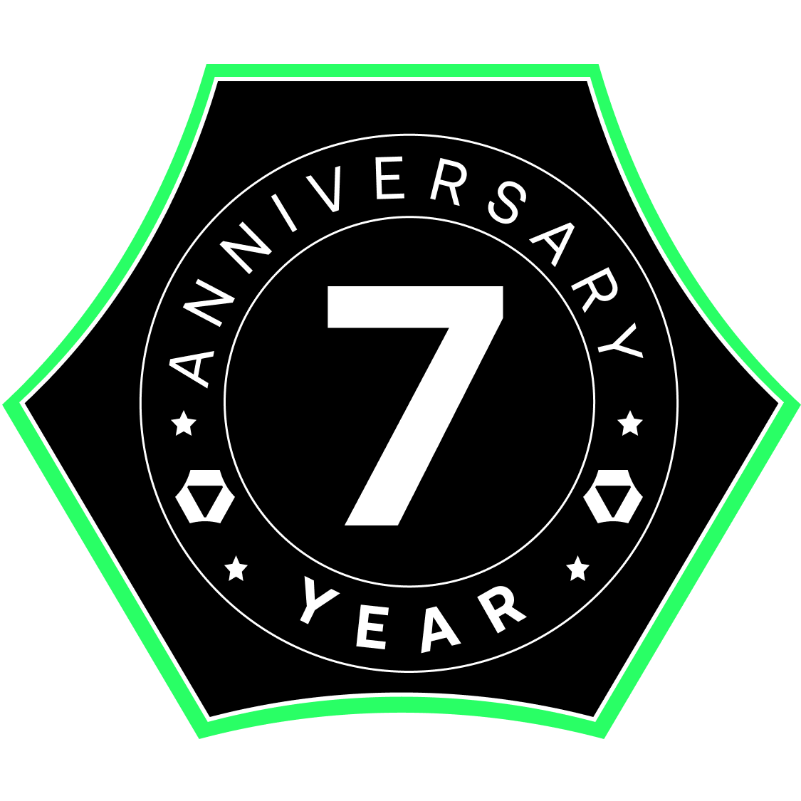 7-Year Anniversary Pin