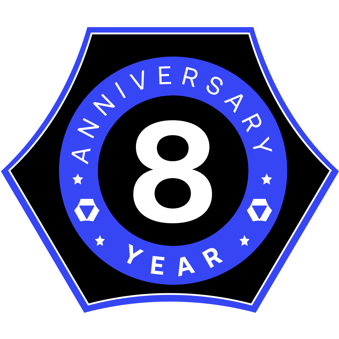 8-Year Anniversary Pin